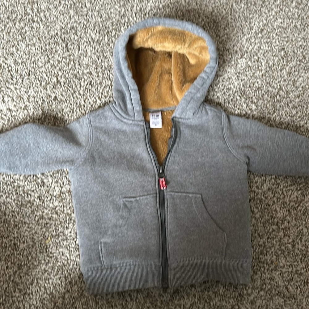 Carters fur lined sweat jacket